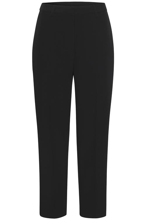 LASCANA Bukser med fals  sort