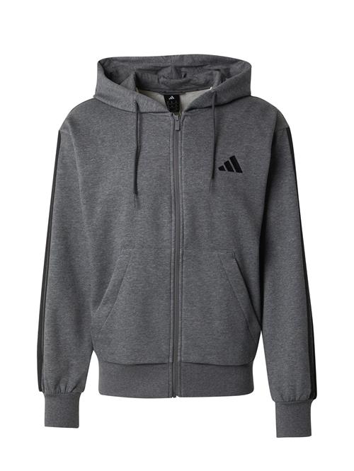 ADIDAS SPORTSWEAR Sweatjakke  grå-meleret / sort / hvid