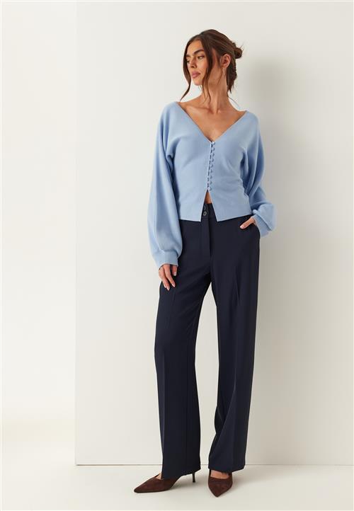 BUBBLEROOM Straight Leg Trousers
