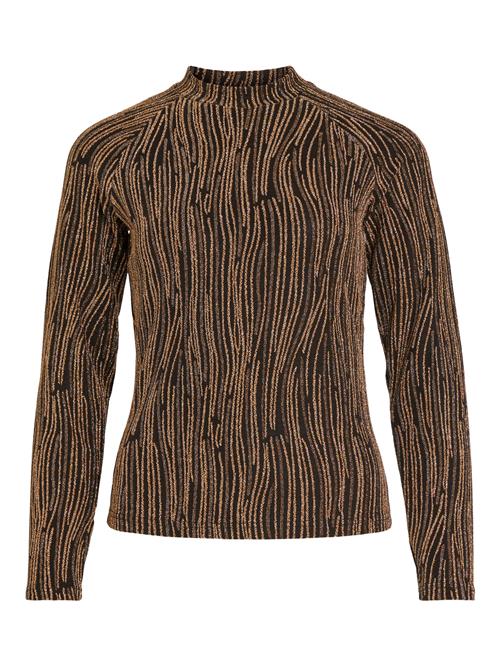 VILA Shirts 'Maze'  kobber / rosa guld / sort