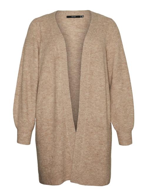 Vero Moda Curve Cardigan 'VMRUBELLEFILE'  beige-meleret