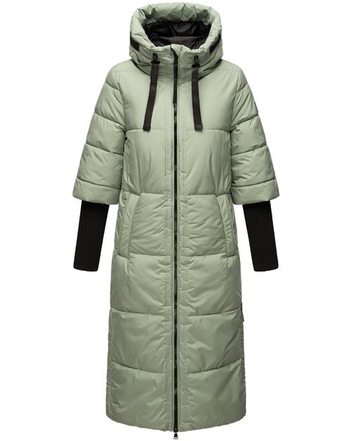 NAVAHOO Vinterfrakke 'Ciao Miau XIV'  mint / sort