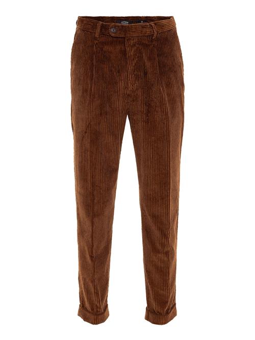 Antioch Bukser med fals  brun