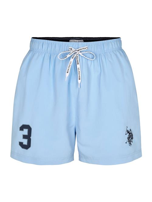 U.S. POLO ASSN. Badeshorts 'Alexander'  blå / sort