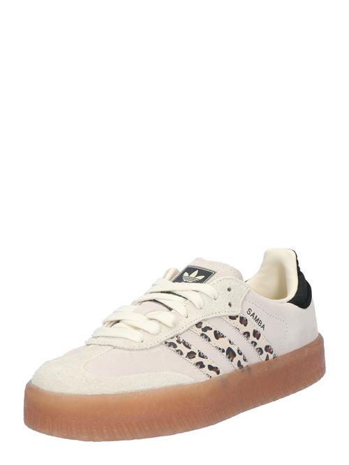 ADIDAS ORIGINALS Sneaker low 'SAMBAE'  brun / sort / uldhvid