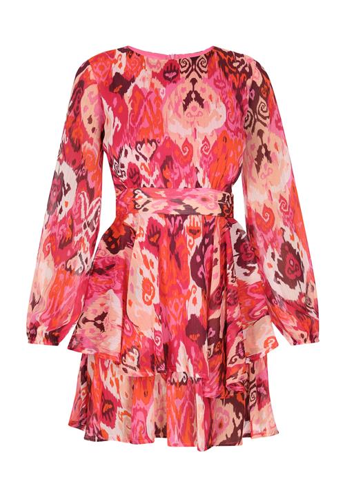 IZIA Kjole  lysebeige / pink / burgunder / orangerød