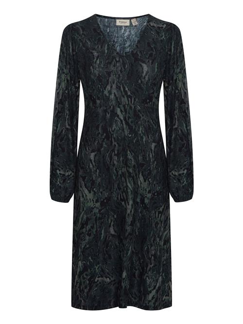 Fransa Kjole 'Savoy'  grøn / gran / sort