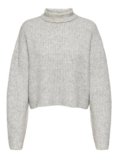 ONLY Pullover 'Melanie'  lysegrå / grå-meleret