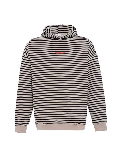 VAMOS CLO Sweatshirt  lysebrun / rød / sort