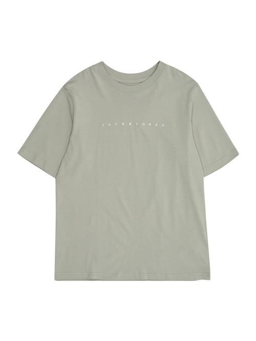 Jack & Jones Junior Shirts 'JJESTAR'  pastelgrøn / hvid