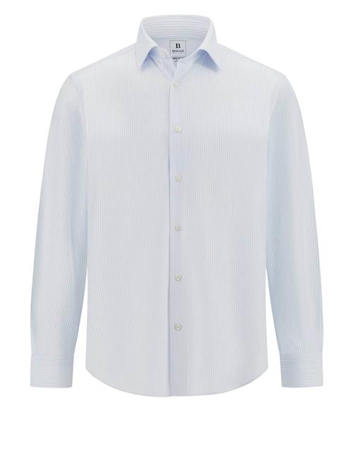Boggi Milano Skjorte  lyseblå / hvid