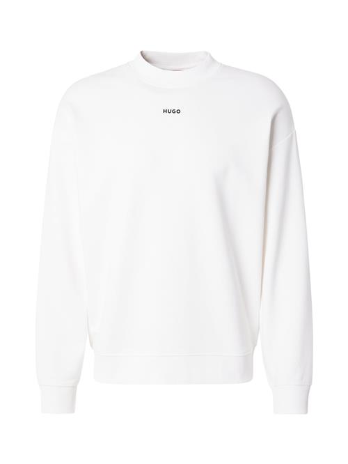 HUGO Sweatshirt 'Dapocrew'  sort / hvid