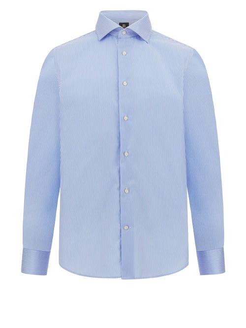 Boggi Milano Forretningsskjorte  lyseblå / hvid