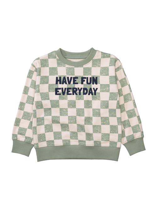 Se STACCATO Sweatshirt  beige / natblå / grøn hos About You