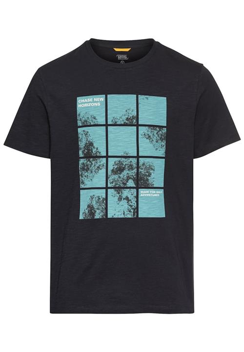 CAMEL ACTIVE Bluser & t-shirts  aqua / mørkeblå