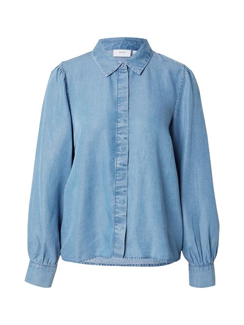 VILA Bluse 'GIVANI'  blue denim