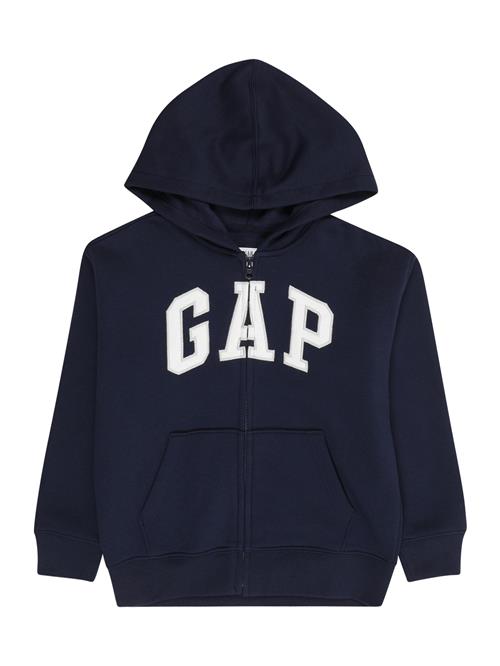 GAP Sweatshirt 'HERITAGE'  navy / hvid