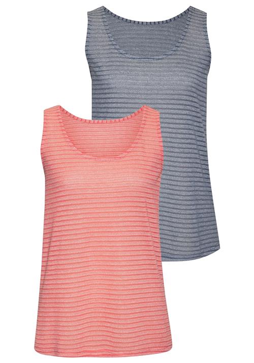 VIVANCE Overdel  dueblå / abrikos