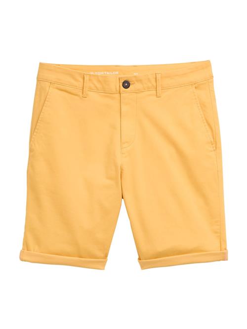 TOM TAILOR Lærredsbukser  lyseorange