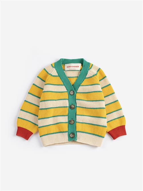 Bobo Choses BC Cardigan Multicolor  Multicolor 9 months  Gul  9 måneder  unisex