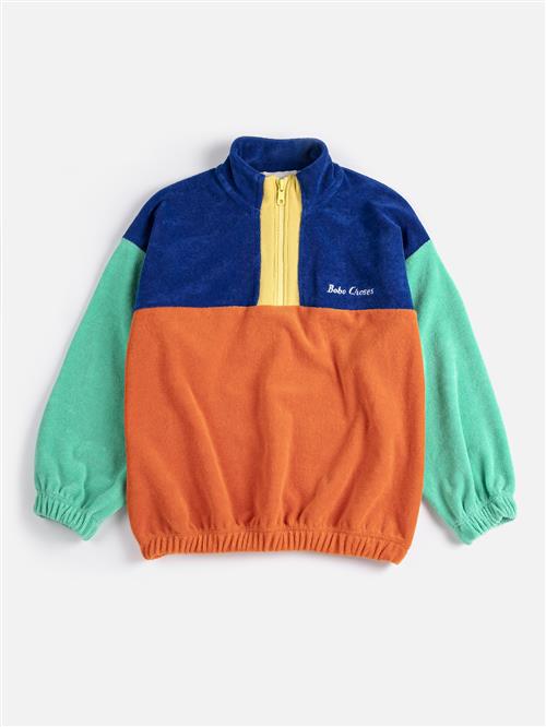 Bobo Choses Bobo Choses Color Block Sweatshirt Multicolor  Multicolor 4-5 Y  Orange.  4-5 år  mand