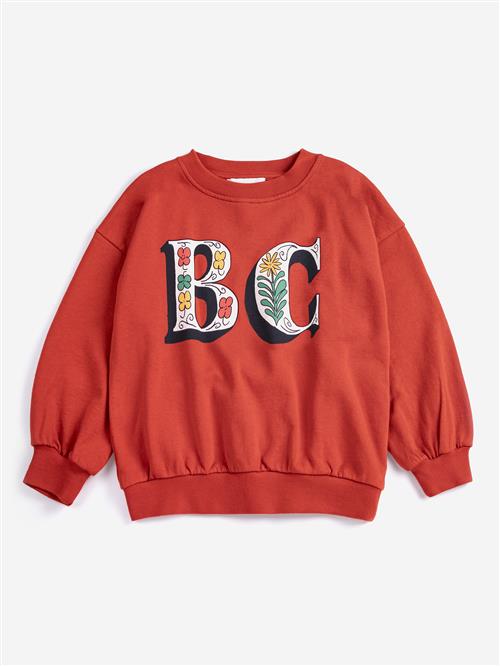 Bobo Choses Spring Letters Sweartshirt Red  Red 8-9 Y  Rød  8-9 år  mand