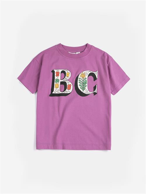 Bobo Choses Spring Letters T-shirt Purple  Purple 8-9 Y  Lilla  8-9 år  mand