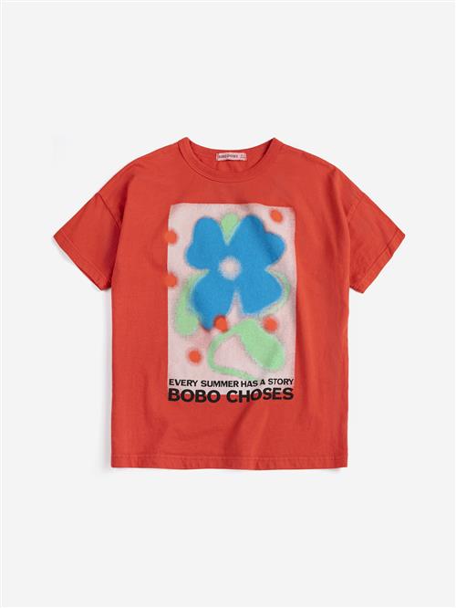 Bobo Choses Summer Story T-shirt Red  Red 10-11 Y  Rød  10-11 år  kvinde