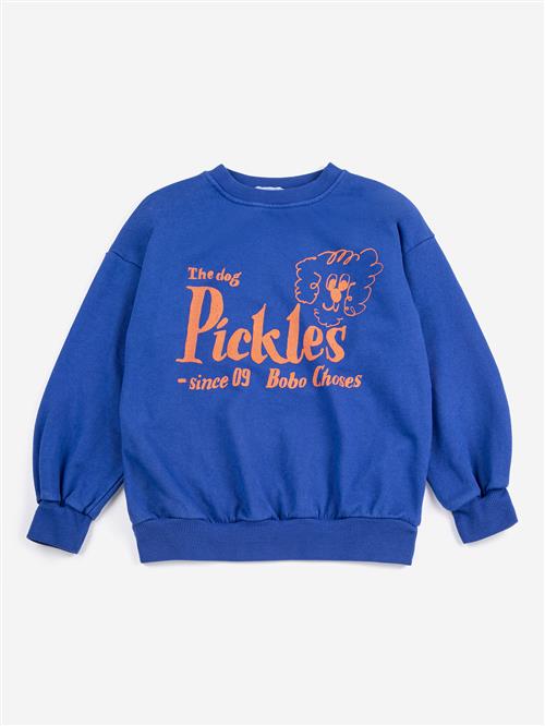 Bobo Choses Pickles The Dog Sweatshirt Midnight Blue  Midnight Blue 6-7 Y  Blå  6-7 år  mand