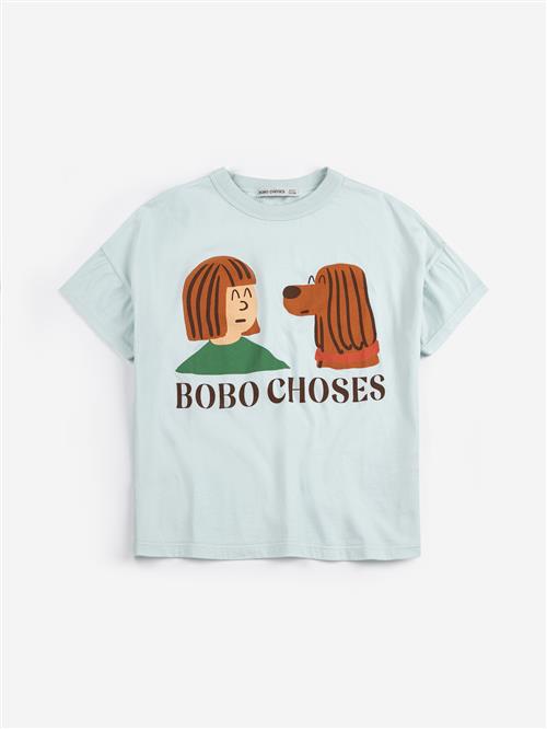 Bobo Choses Friends In A Pickle T-shirt Light Blue  Light Blue 8-9 Y  Blå  8-9 år  mand