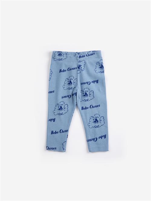 Bobo Choses Pickles The Dog All Over Leggings Prussian Blue  Prussian Blue 18 months  Blå  18 måneder  unisex