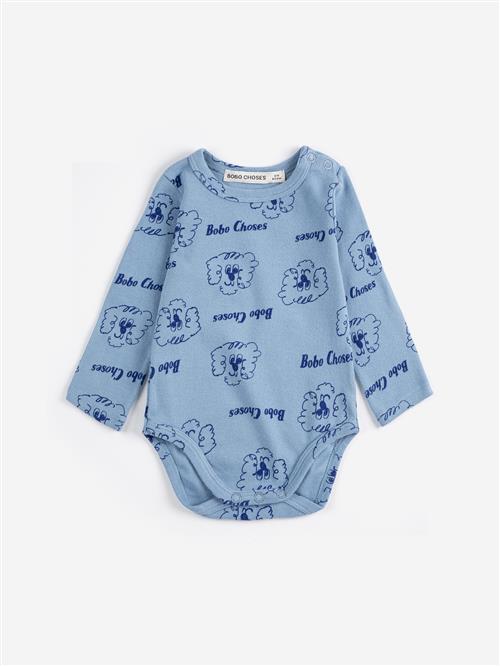 Bobo Choses Pickles The Dog All Over Kroppen Light Blue  Light Blue 18 months  Blå  18 måneder  unisex