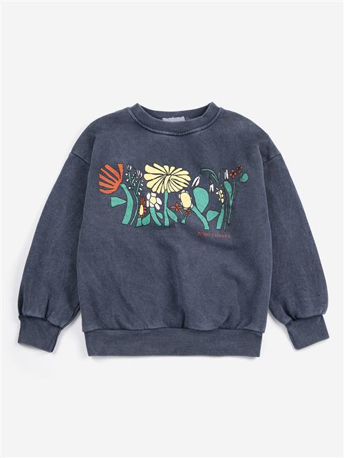 Bobo Choses Color Herbalist Sweatshirt Navy Blue  Navy Blue 6-7 Y  Marineblå  6-7 år  mand