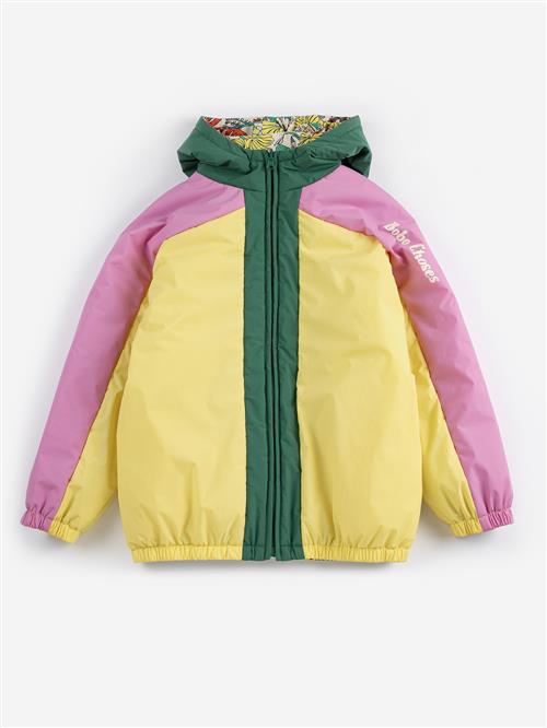 Bobo Choses Color Herbalist All Over Vendbar Letvægtsanorak Multicolor  Multicolor 8-9 Y  Gul  8-9 år  mand