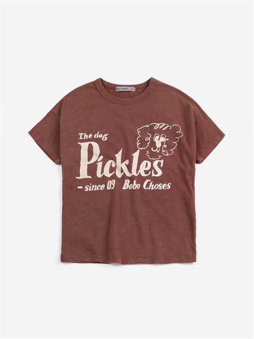 Bobo Choses Pickles The Dog T-shirt Brown  Brown 2-3 Y  Brun  2-3 år  mand