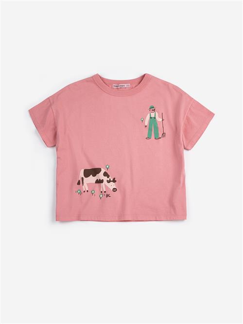 Bobo Choses Farm Adventure T-shirt Pink  Pink 2-3 Y  Lyserød  2-3 år  kvinde