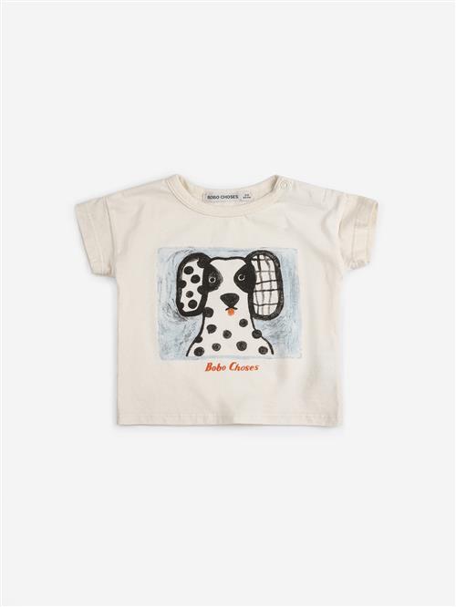 Bobo Choses Van Dog T-shirt White  White 12 months  Hvid  12 måneder  unisex