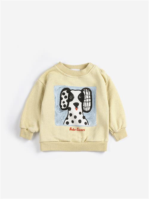 Bobo Choses Van Dog Sweatshirt Yellow  Yellow 6 months  Gul  6 måneder  unisex