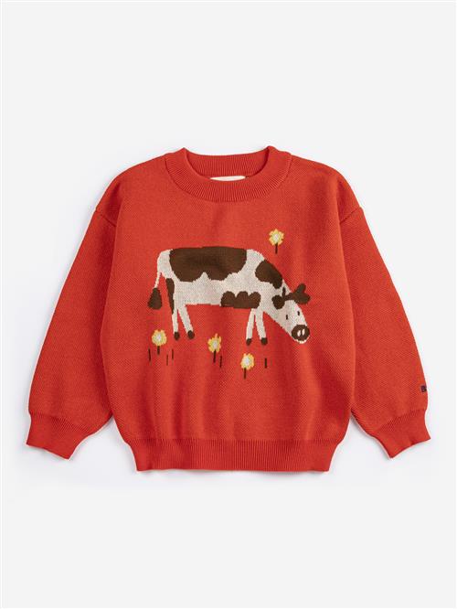 Bobo Choses Farm Adventure Jumper Red  Red 6-7 Y  Rød  6-7 år  mand