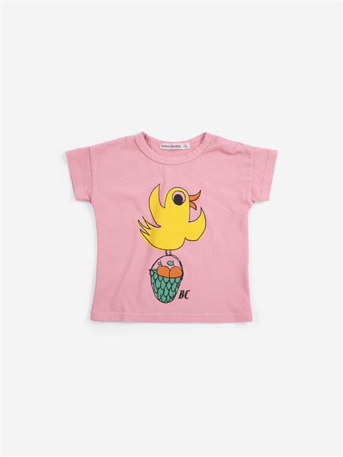 Bobo Choses Flying Oranges T-shirt Pink  Pink 9 months  Lyserød  9 måneder  kvinde