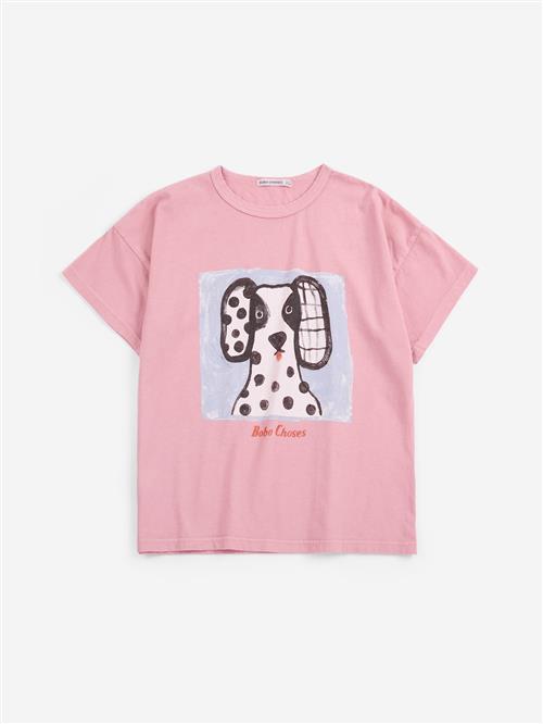 Bobo Choses Van Dog T-shirt Pink  Pink 2-3 Y  Lyserød  2-3 år  kvinde