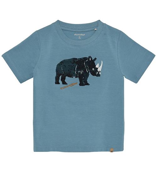 Minymo T-shirt - Blue Shadow