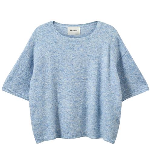 Sofie Schnoor T-shirt - Strik - CerinSY - Lyseblåmeleret