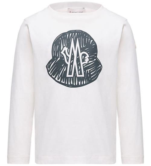 Moncler Bluse - Hvid m. Print