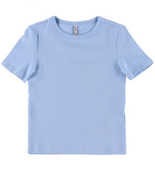 Kids Only T-shirt - Noos - KogLucky - Soft Chambray