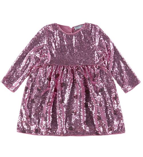 Name It Kjole - NmfRuscing - Lilac Sachet m. Pailletter