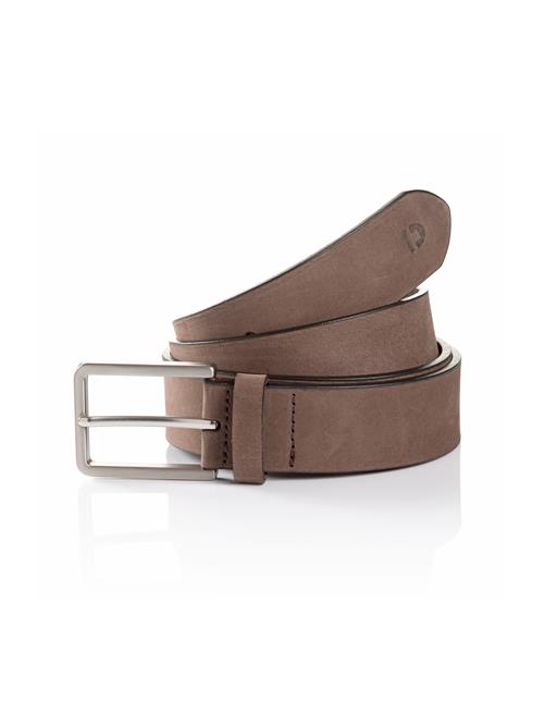 TOM TAILOR DENIM Bælte 'CHARLIE'  brun / sort