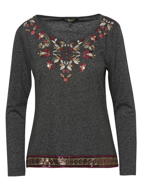 KOROSHI Shirts  beige / fuchsia / sort-meleret / hvid