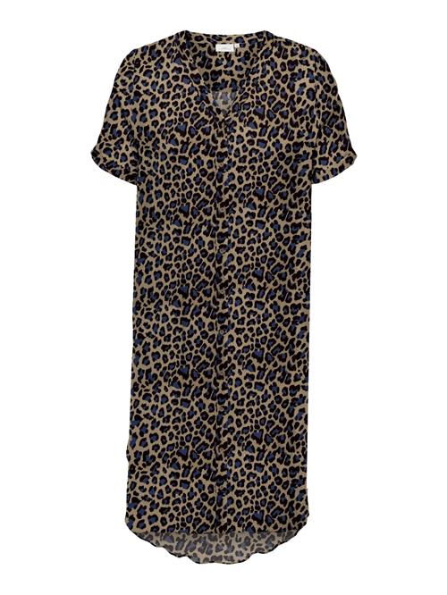 ONLY Carmakoma Kjole 'CARBaboost'  brun / lysebrun / sort