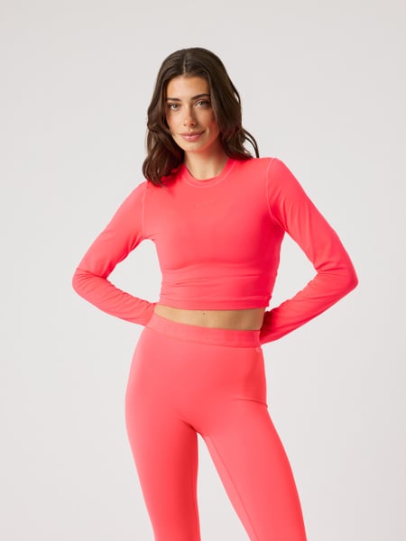 Björn Borg Studio Soft Cropped Longsleeve Pink, M